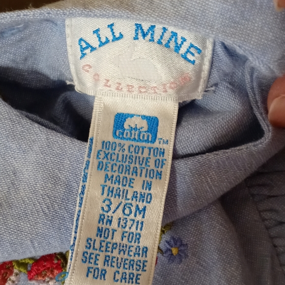 Girl Spring Onesie | All Mine | 3-6 month | Set of 2 - Picture 8 of 9